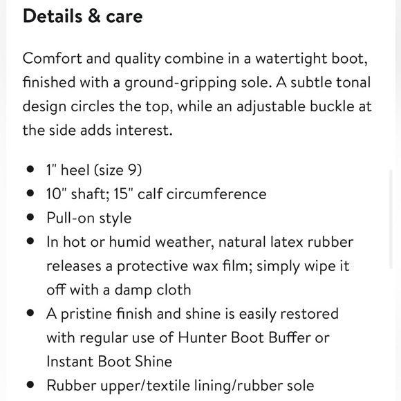 Hunter Original Short Waterproof Rain Boot Purple Women’s 9 Men’s 8 - Picture 4 of 13